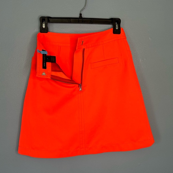 Marc by Marc Jacobs size 4 bright neon orange mini skirt - Picture 6 of 10